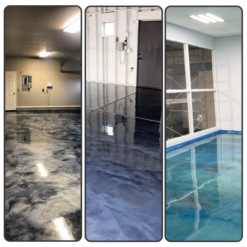 clear epoxy resin for 3D floor