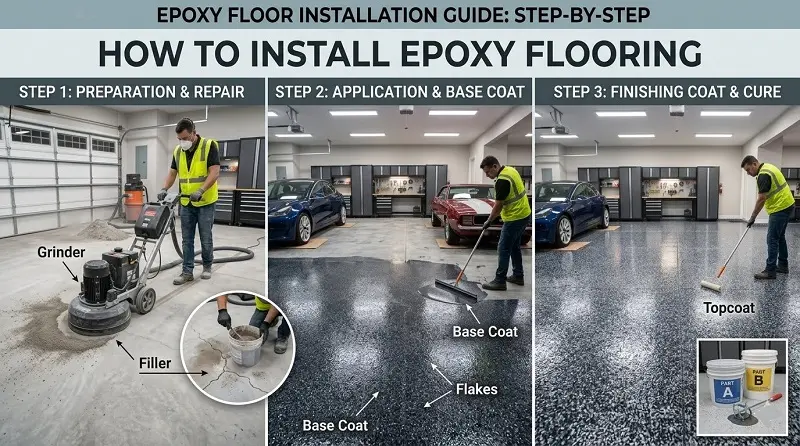 How to Install Epoxy Flooring