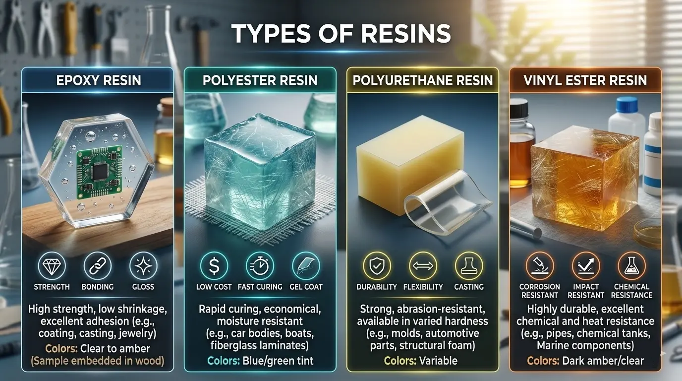 Types of Resin and Their Uses: Complete Guide